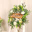 Faux Lighted Rose 45cm Wreath