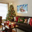 Art mural sur toile Cottage Reindeer-121121916