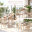 Table extensible avec abattant