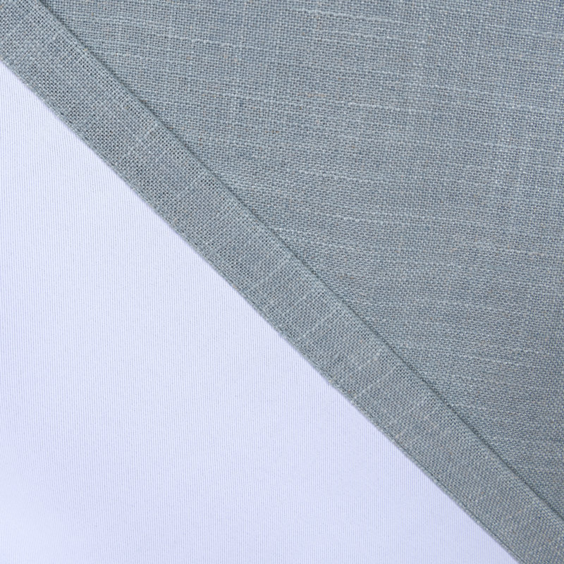 Mendelsohn Linen Blend Blackout Grommet Curtain Panel (Single Panel), Spruce