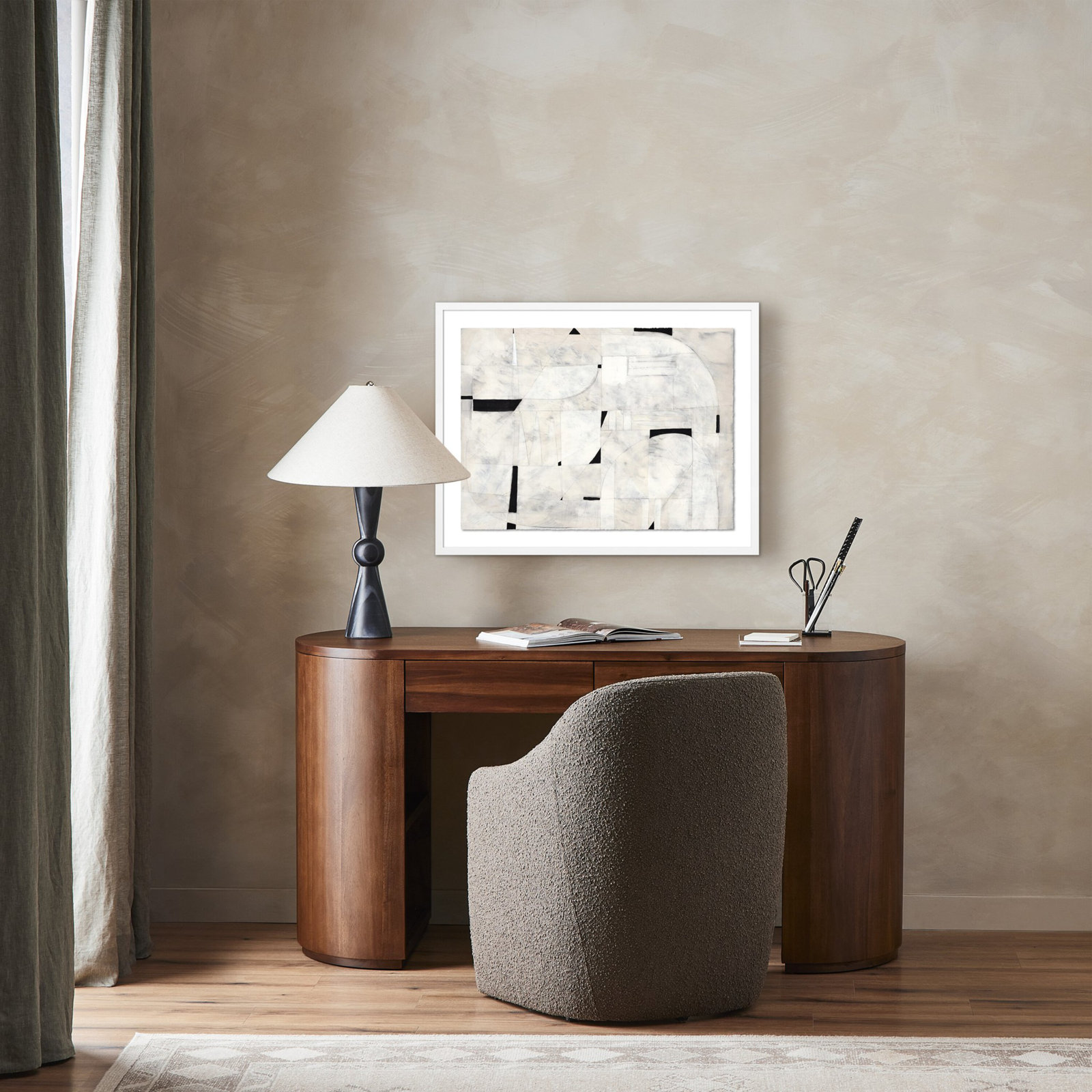 Another Dream by Jess Engle, 25" H x 32" W, White Maple Framed