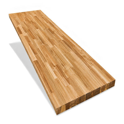 Acacia Butcher Block Countertop, 1.5" Thick Solid Wood Table Top for Kitchen Island, Workbench and Desktop