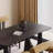 Vintage Black Solid Wood Dining Table-107794509