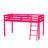 Junior Low Loft Bed With Stairs, Wood Loft Bed For Adults, Kids And Young Teens-1321606655-1331426384