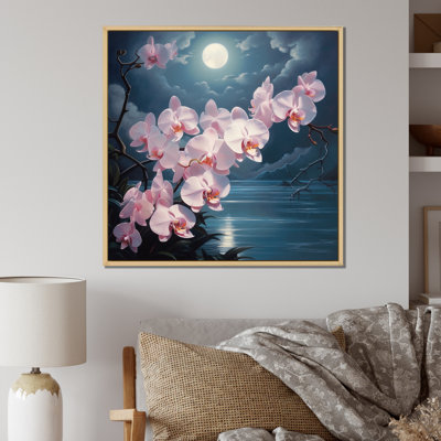 " Orchids Waterscape Moonlight "