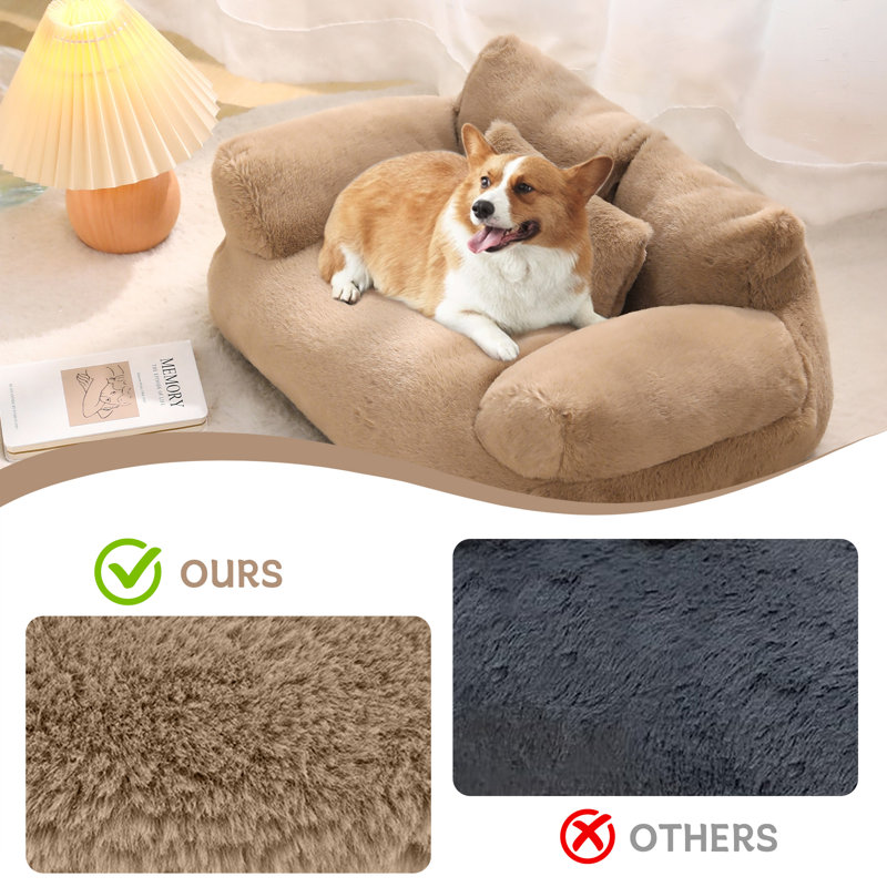 Canapé-lit Bolster avec housse amovible, H 11,8 po x l 35,4 po x P 22 po, Kaki