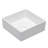 15" Square White Ceramic Vessel Sink Bathroom Sink 