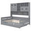 Lit de jour en bois avec lit gigogne simple, armoire et tablette tout-en-un-462632454-462632457