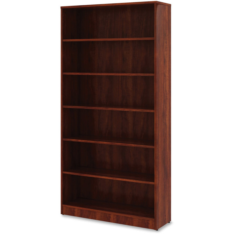 Orlanda Bookcase, Cherry, (6 Shelves) 73" H x 36" W x 12" D