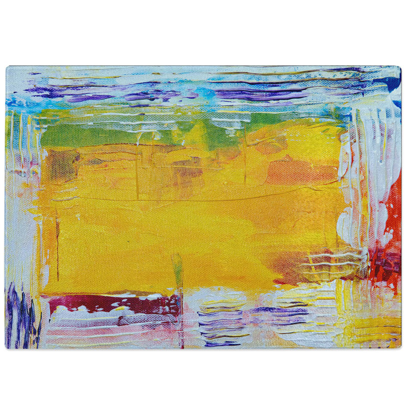 Tempered Glass Art Painting Vol.467 Chopping Board, 28.5 cm W x 20 cm L