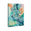 Abstract Falling Water Abstract Tropical Green Canvas Wall Art Print-1465601201