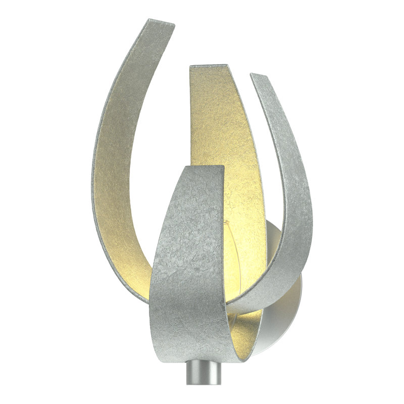 Corona - 1 lumière encastré Sconse, H 13,6 po x l 7 po x P 5,7 po, Platine rétro