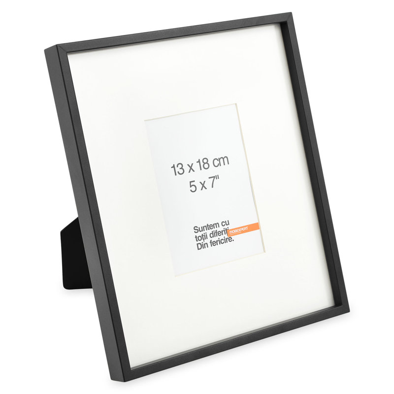 Single Picture Frame, 35cm H x 30cm W x 3cm D, Black