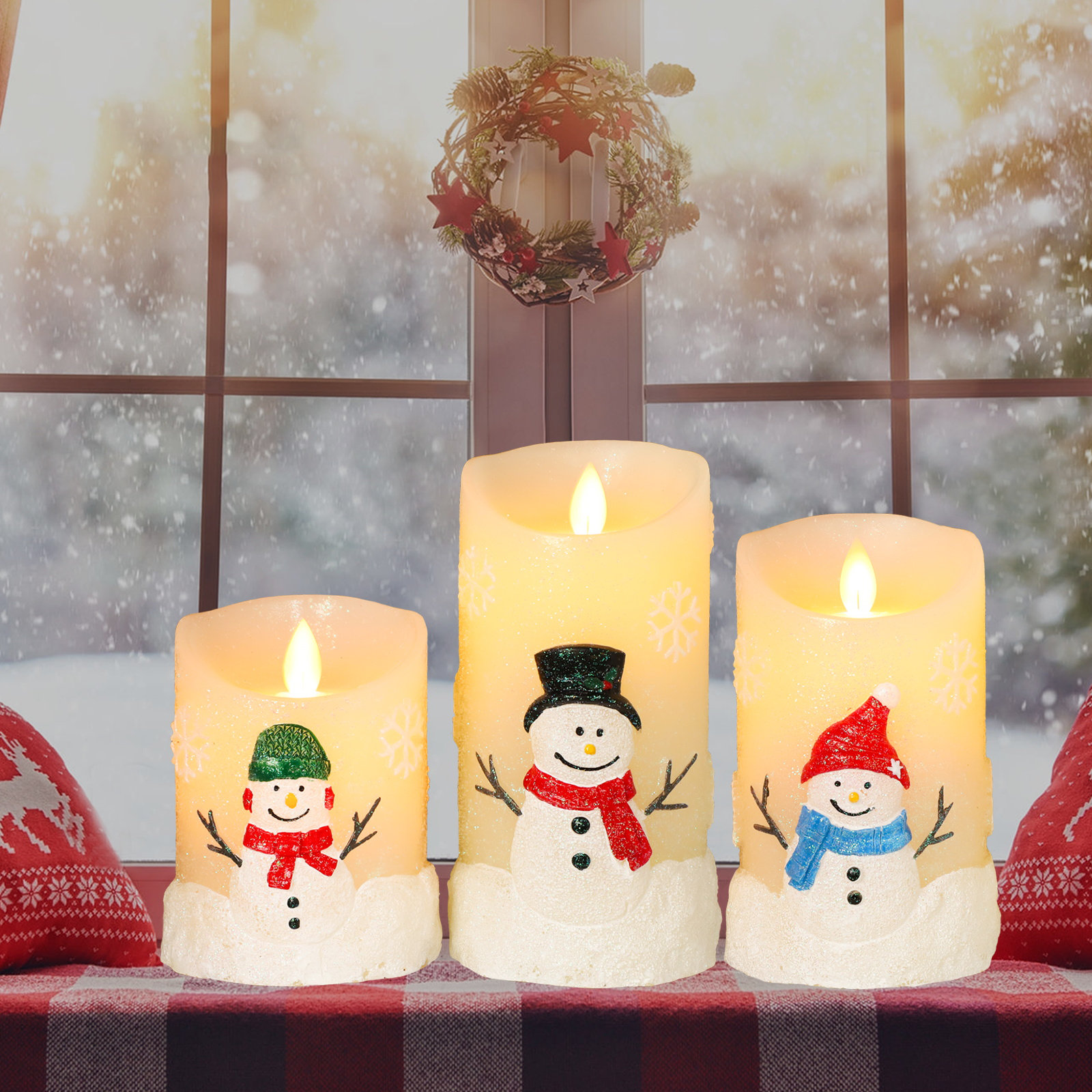 The Holiday Aisle® Unscented Flameless Candle & Reviews | Wayfair