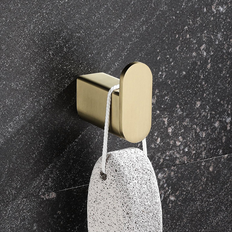 Bathroom Hardware 5 - 304 , Scratch- Build, Modern Appeal, Easy Installation For Various Spaces, Brushed Gold Glow Accessory Kit Scratch- Surface, Flair, All Areas, Finish
