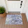 Machine Washable Indoor/Outdoor Bourkelands ACN2336 Botanical Rug