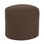 Repose-pieds repose-pieds rond de couleur unie en mélange de polyester 22" Vinita