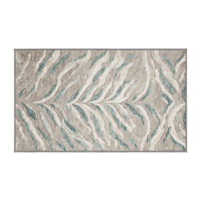 Machine Washable Gray Area Rug