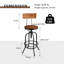 Tabouret de bar industriel pivotant réglable-1632694956-1675023021