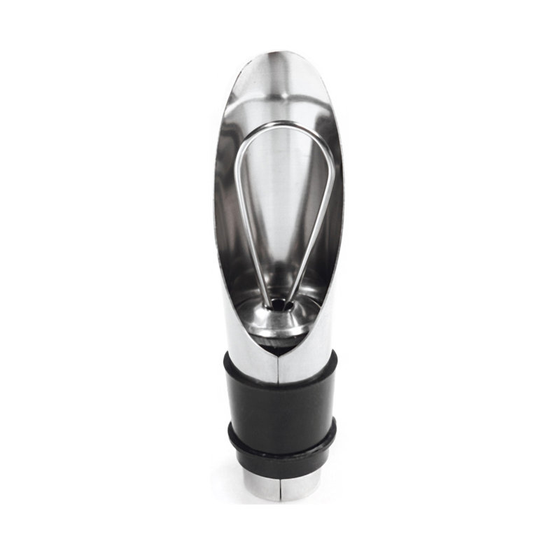 Black 5-Piece Wine Bottle Corkscrew and Accessory Set