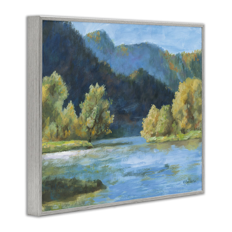  Art de giclée encadrée par Blue Britt, H 24 po x l 30 po, Estampe numérique Farmhouse