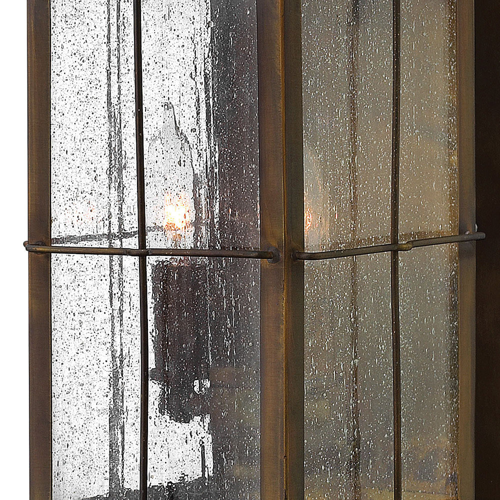 Bingham 2-Light Outdoor Wall Lantern, Sienna, Integrated LED