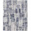 Roxford Transitional Abstract, Ivory/Blue Area Rug-368009504