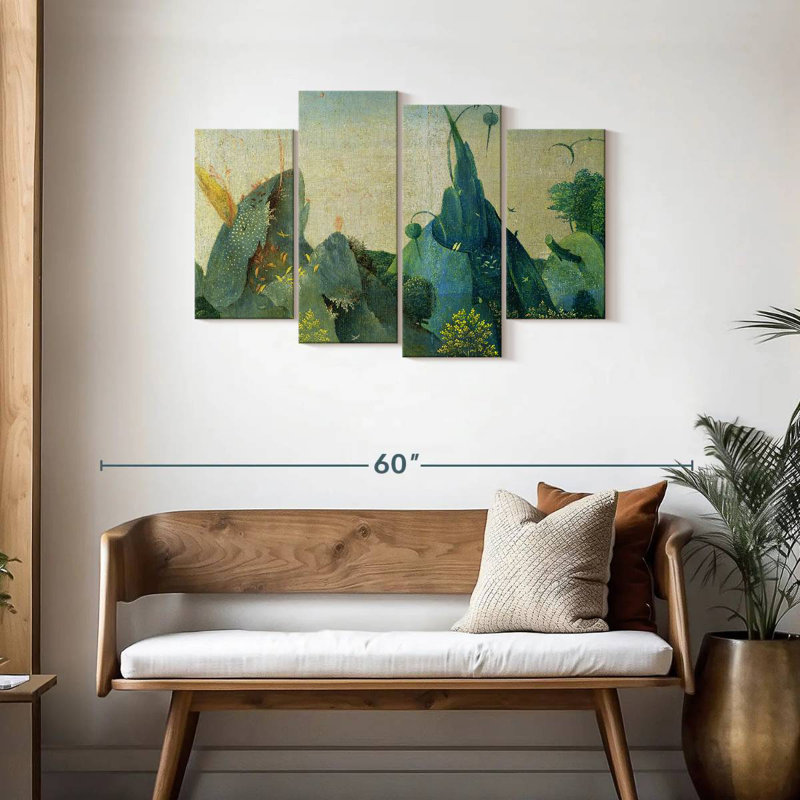 Kelan, le jardin des délices terrestres II, H 27 po x l 43 po