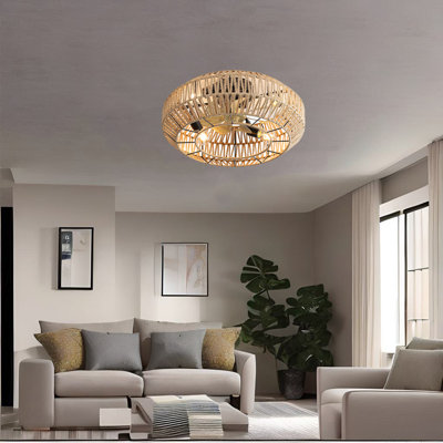 Ventilateur de plafond avec ensemble d'éclairage Neldon