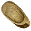 Petit objet décoratif en bois sculpté à la main de 6 po - Bol décoratif brun naturel | Petit centre de table en bois organique pour tablette ou table
