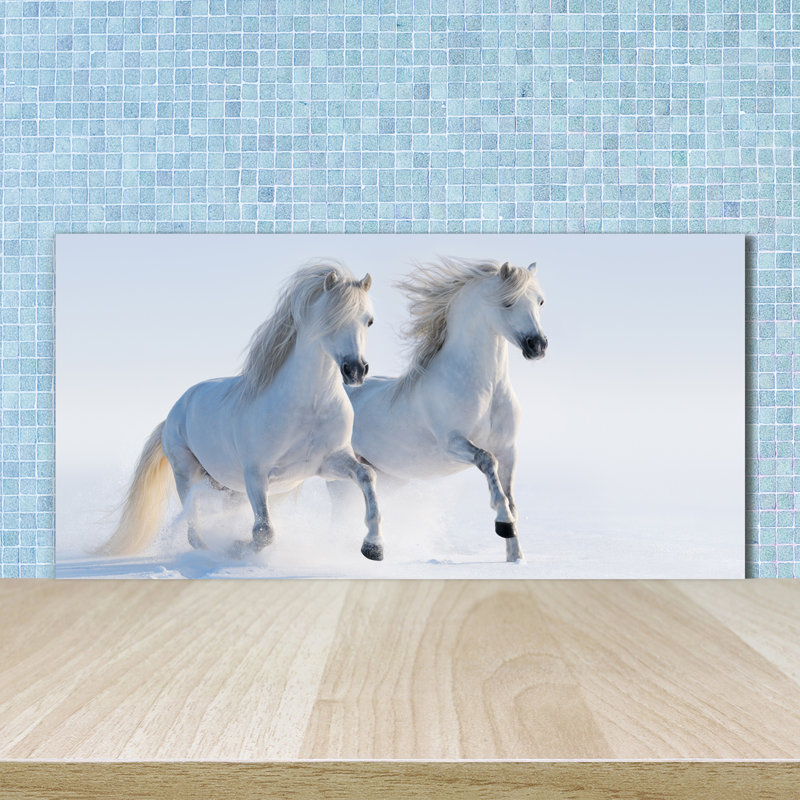 Maynerd 50cm W x 100cm L Glass Peel and Stick Panel