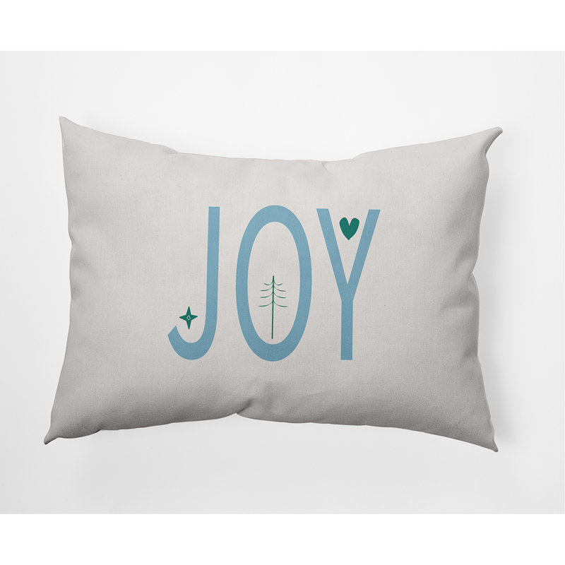 Holiday Cheer Outdoor Reversible Throw Pillow