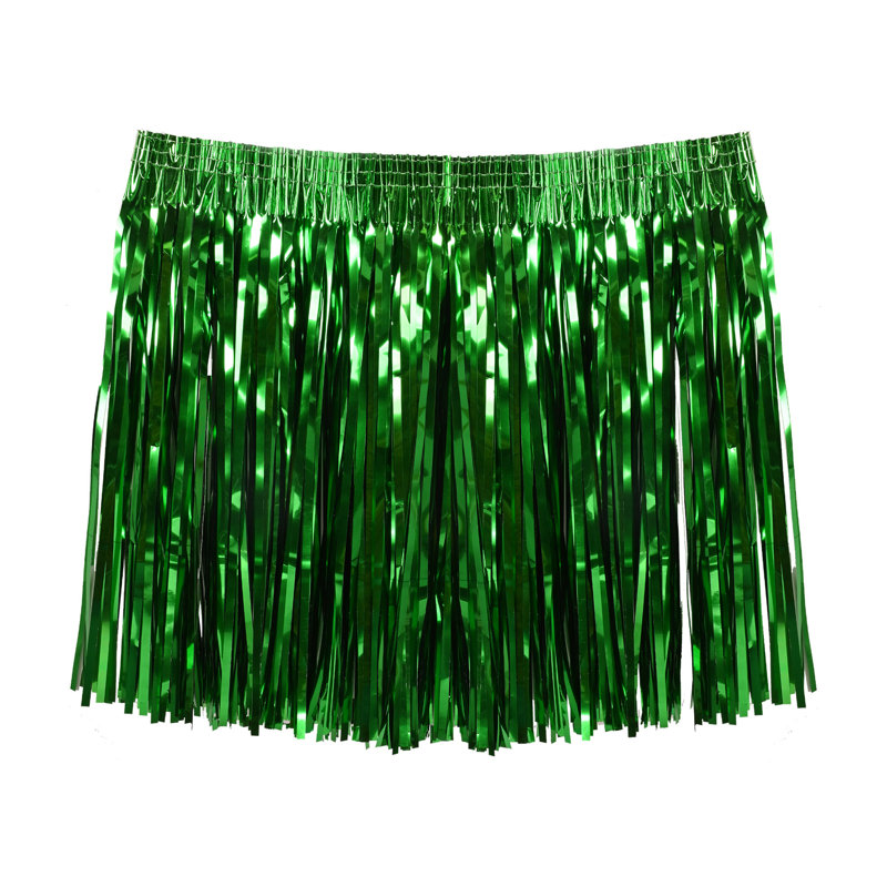 Jupe de hula Tinsel - paquet de 12