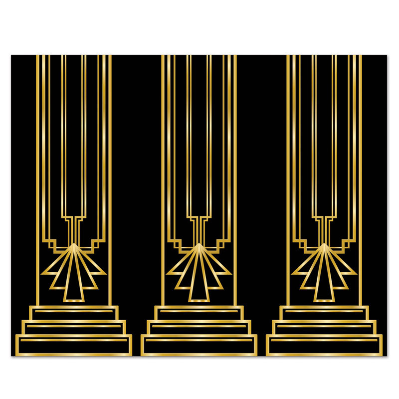 Great 20's Backdrop - 4' x 30' - Pack of 6