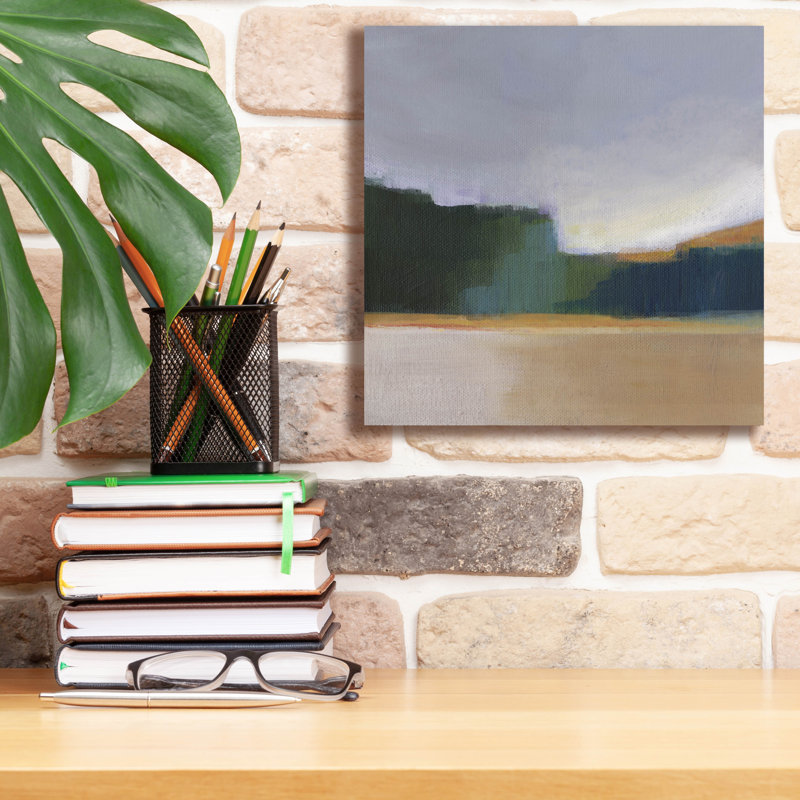  «Solitude 1» par Brittany Evans, art mural sur toile, 12 po x 12 po