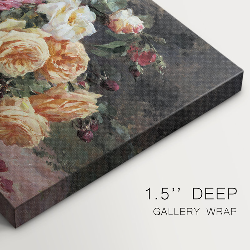 Roses revisités - Cavas enveloppés de galerie, 18 x 27