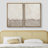 Duotone Tan Abstract Landscape Minimalist Neutral Framed Canvas 2 Pieces Print Modern Artworks-91069429-91069428