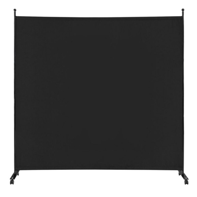 Cloison pliante Aytan, Noir, 1, H 73 po x l 73 po x P 12 po