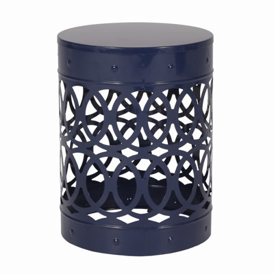 Metal End Table, Small Side Table For Outdoor