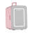 Frigidaire 9 Can/6.5 Liter Beauty Lighted Mirror Mini Personal Fridge Cooler, Pink-116797371