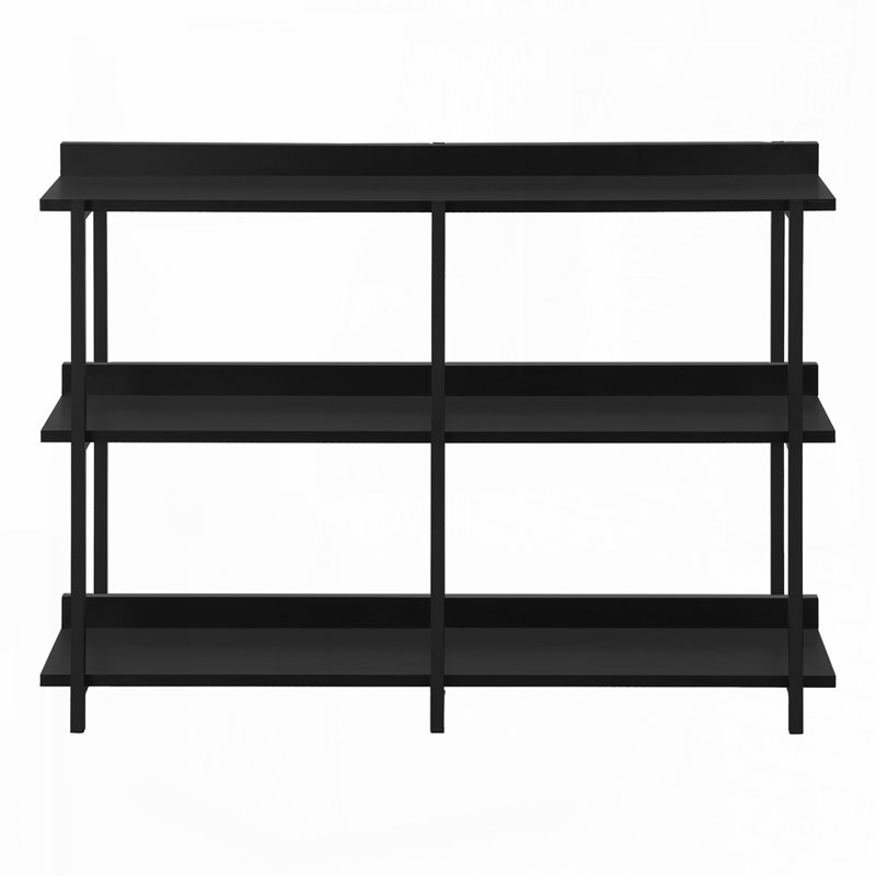 Metal Frame 3-Tier Console Table