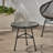 Grey And Tempered Glass Side Table With Elegant Look Sleek Surface