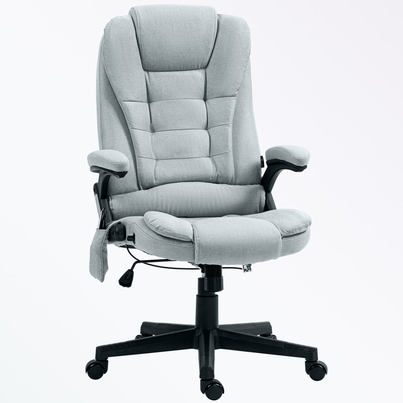 Milenija Office Chair, Light Gray Velvet