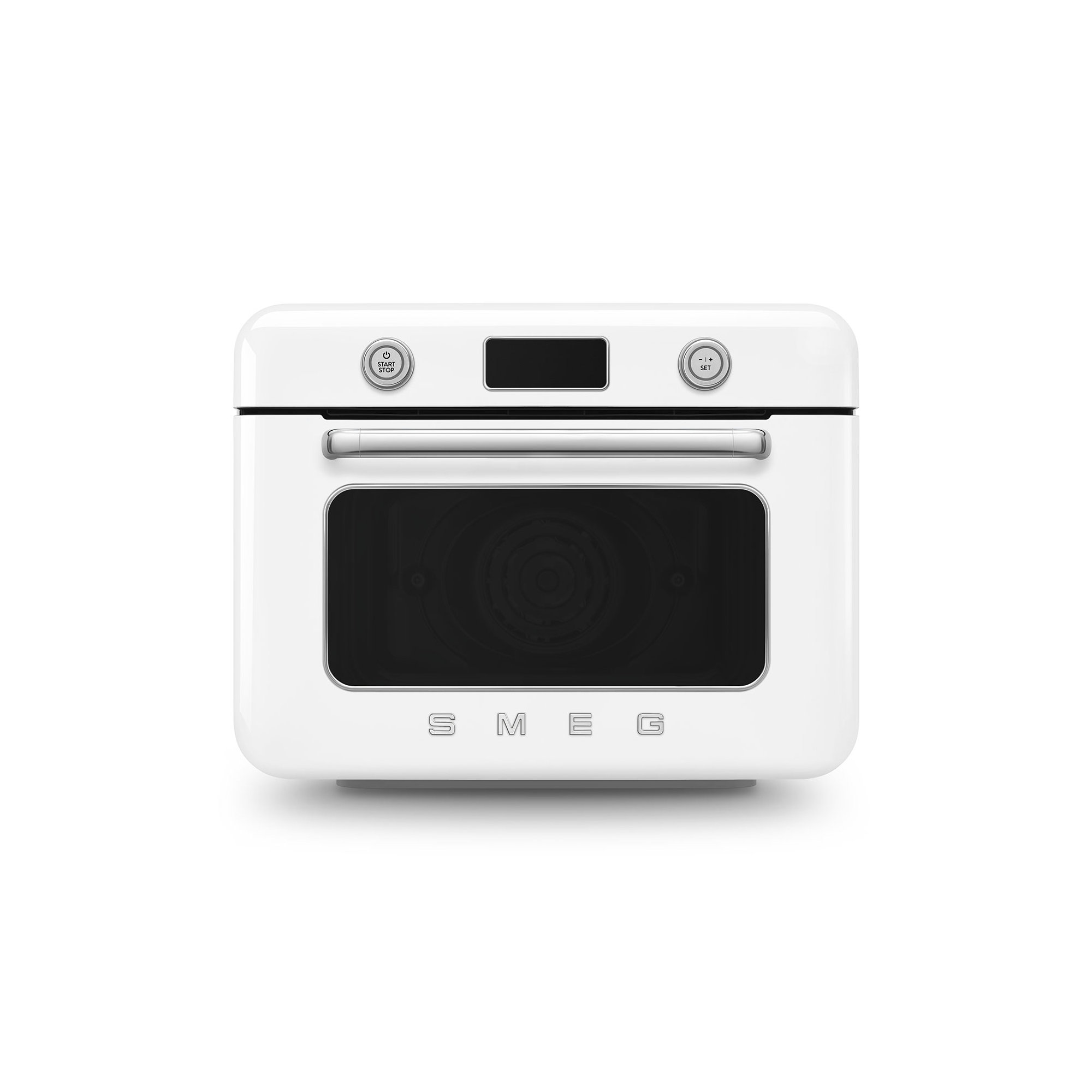 Combi Countertop Air Fry Oven With Steam, White Glossy