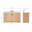 61 IN.  Single Bathroom Vanity-77140973-9347663-9347658