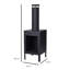 Convex Iron Wood Pellets Smokeless Chimnea