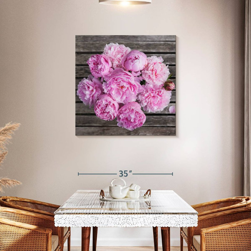Bouquet de pivoines roses Harnek, H 16 po x l 16 po