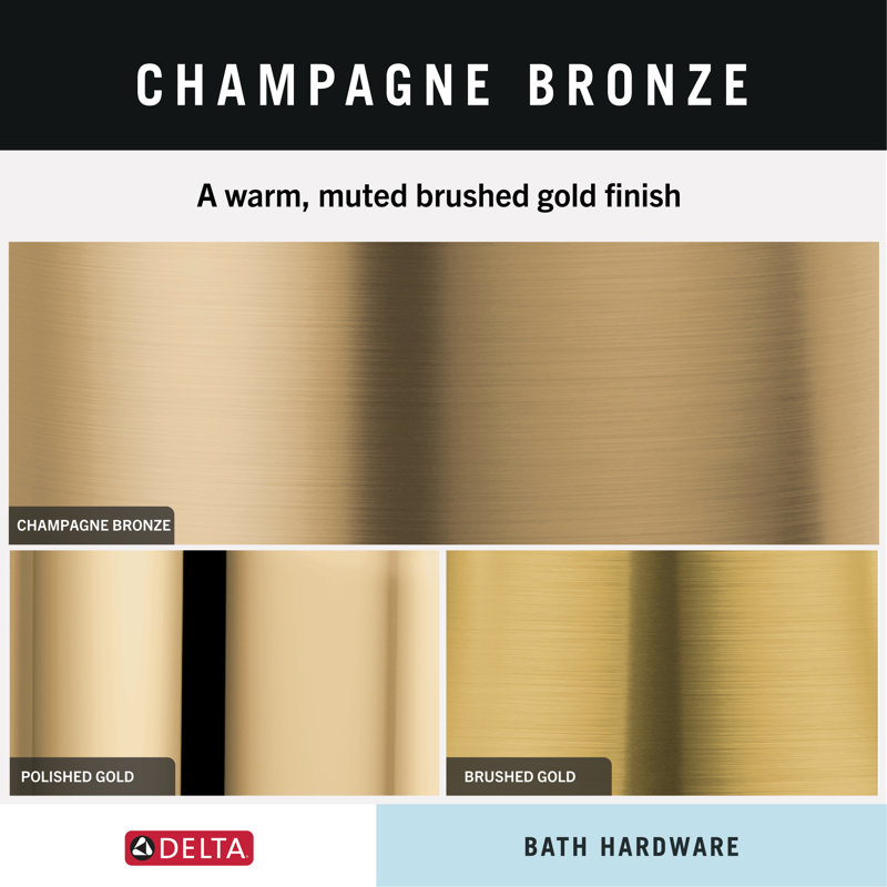 Barre d'appui 24 po Bath Safety, Bronze champagne