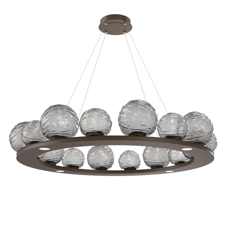 Gaia 16 - Light Dimmable LED Wagon Wheel Chandelier