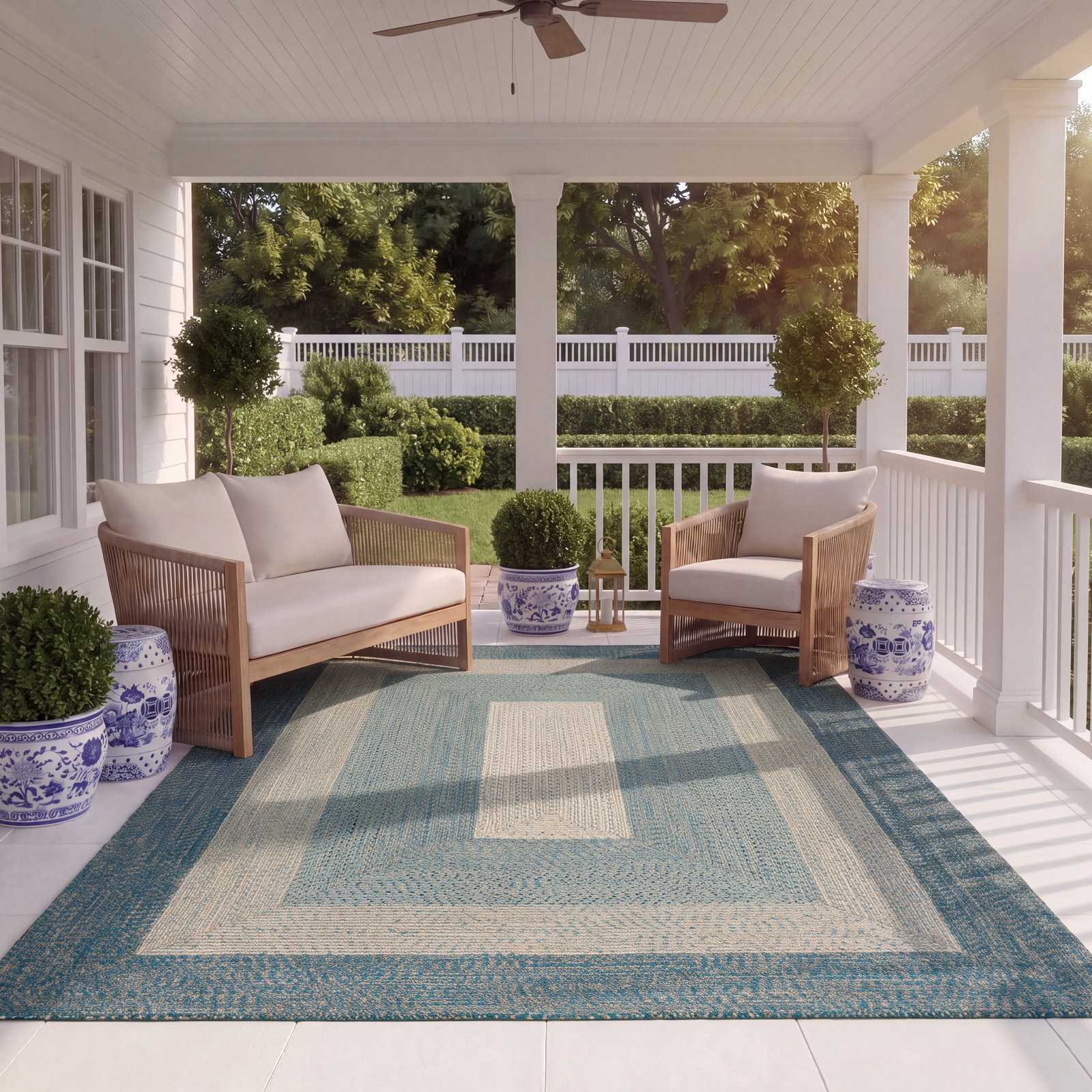 Washable Hand-Woven Chevron Rug, Rectangle 8' x 10'